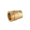 Brass Elbow Compression Fitting for HDPE or PVC Pipe