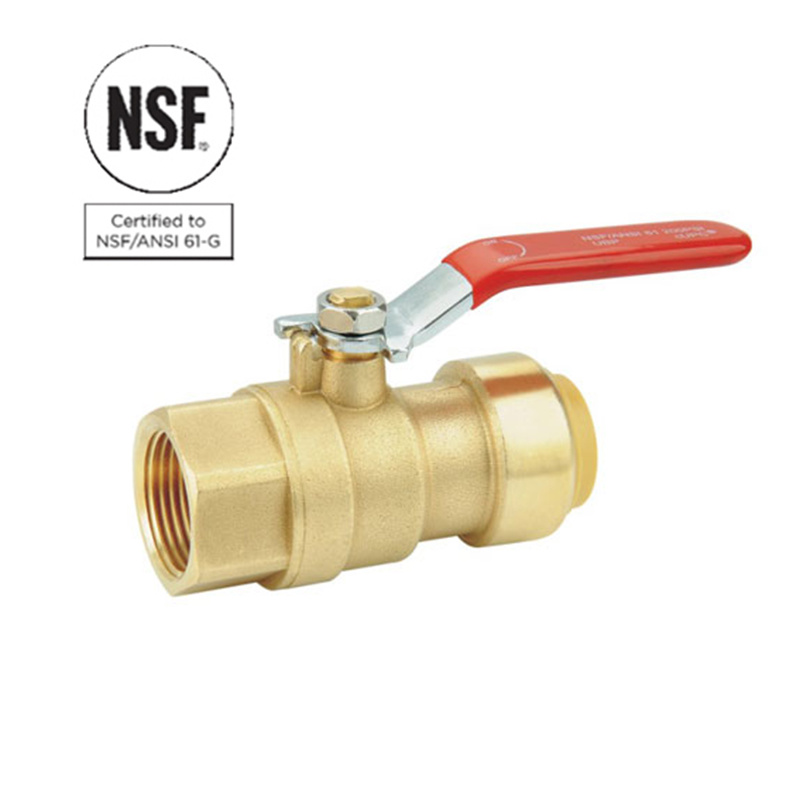 Low Lead Brass Push Fit Ball Valve