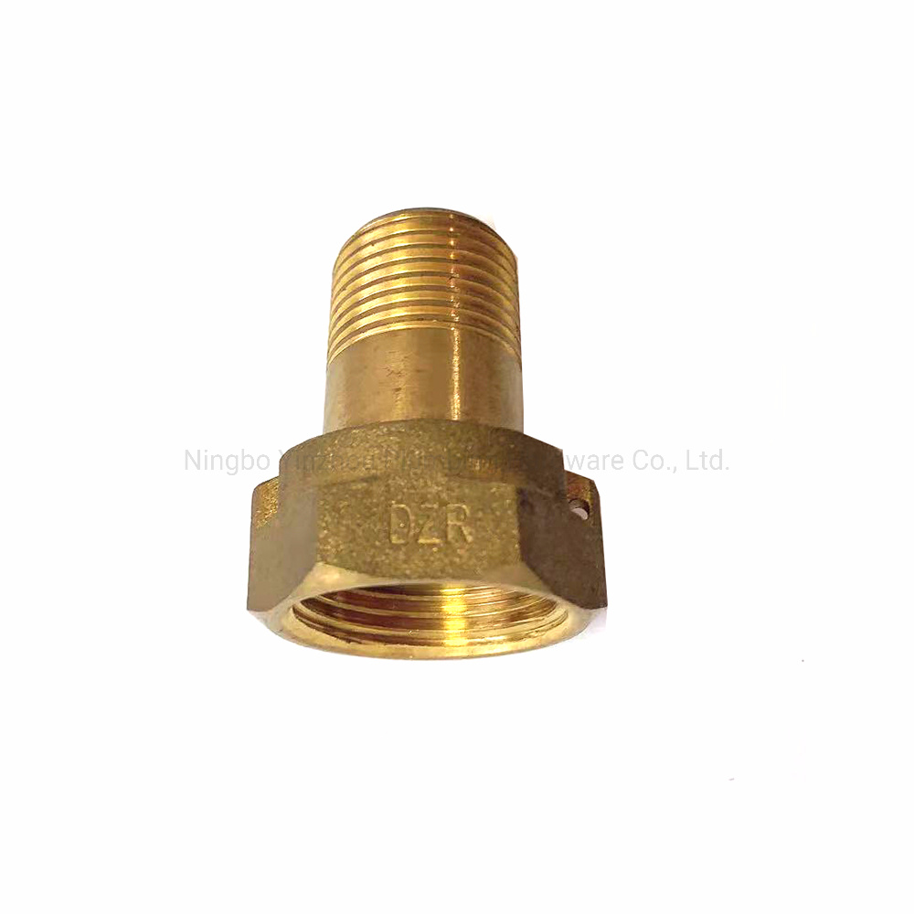 NSF61 Approved BSPT Thread Lead Free Brass Water Meter Coupling