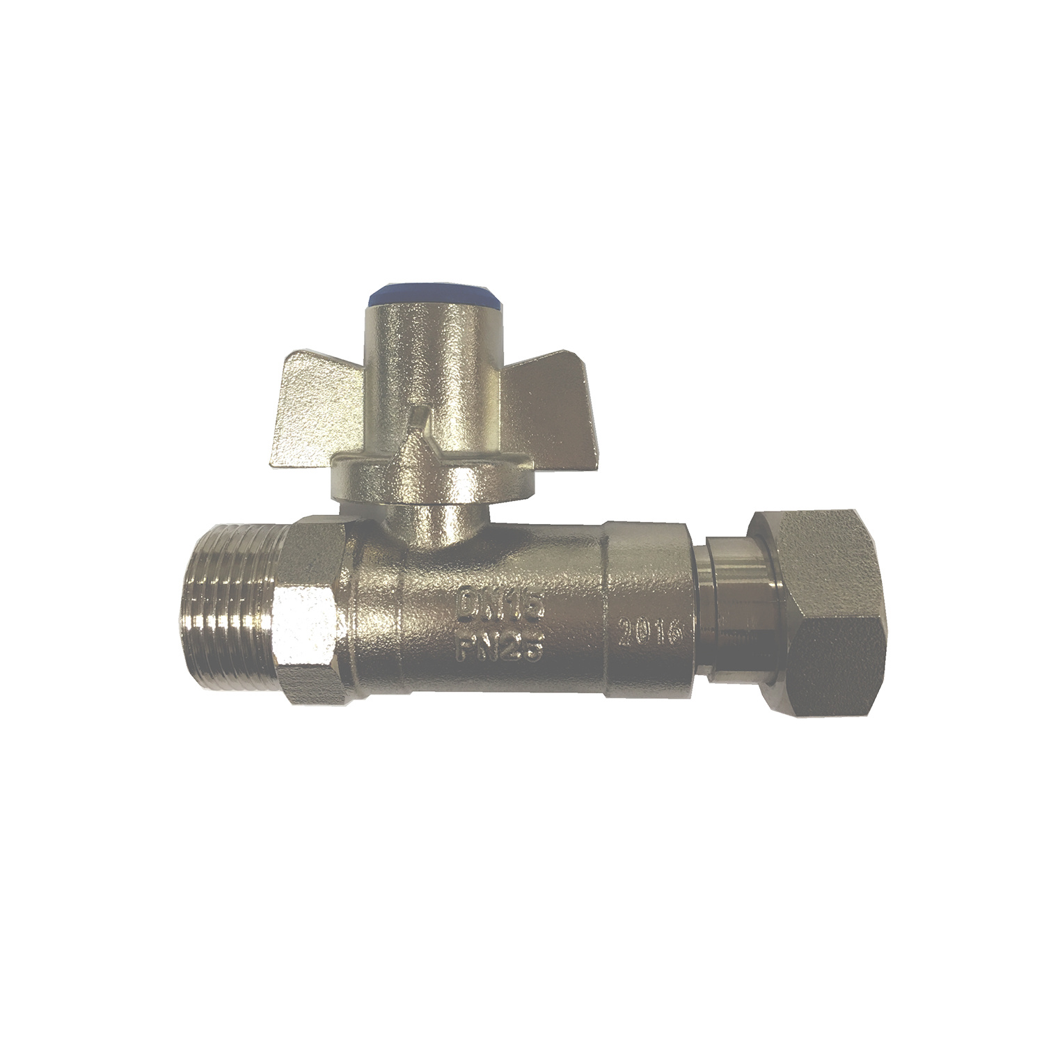 CW617N Brass Lockable Water Meter Ball Valve with Extension Pipe