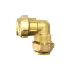 Brass Compression 90 degree Male Elbow for PE Pipe